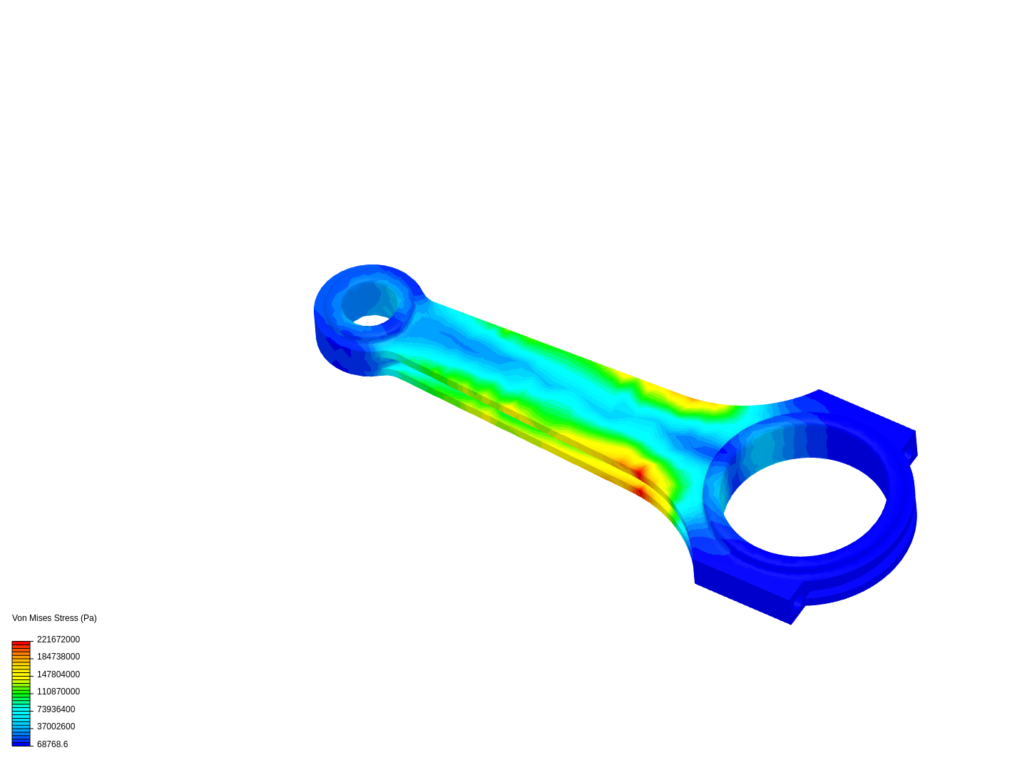 Tutorial 1: Connecting rod stress analysis image