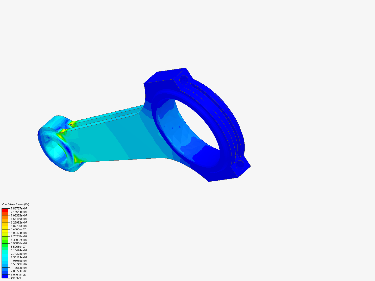 Tutorial 1: Connecting rod stress analysis image