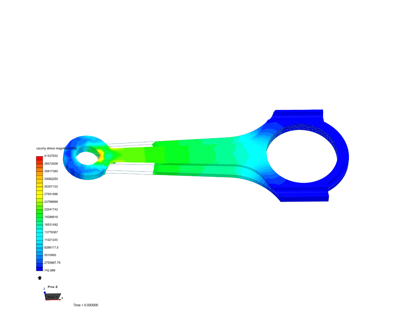 Tutorial 1: Connecting rod stress analysis image