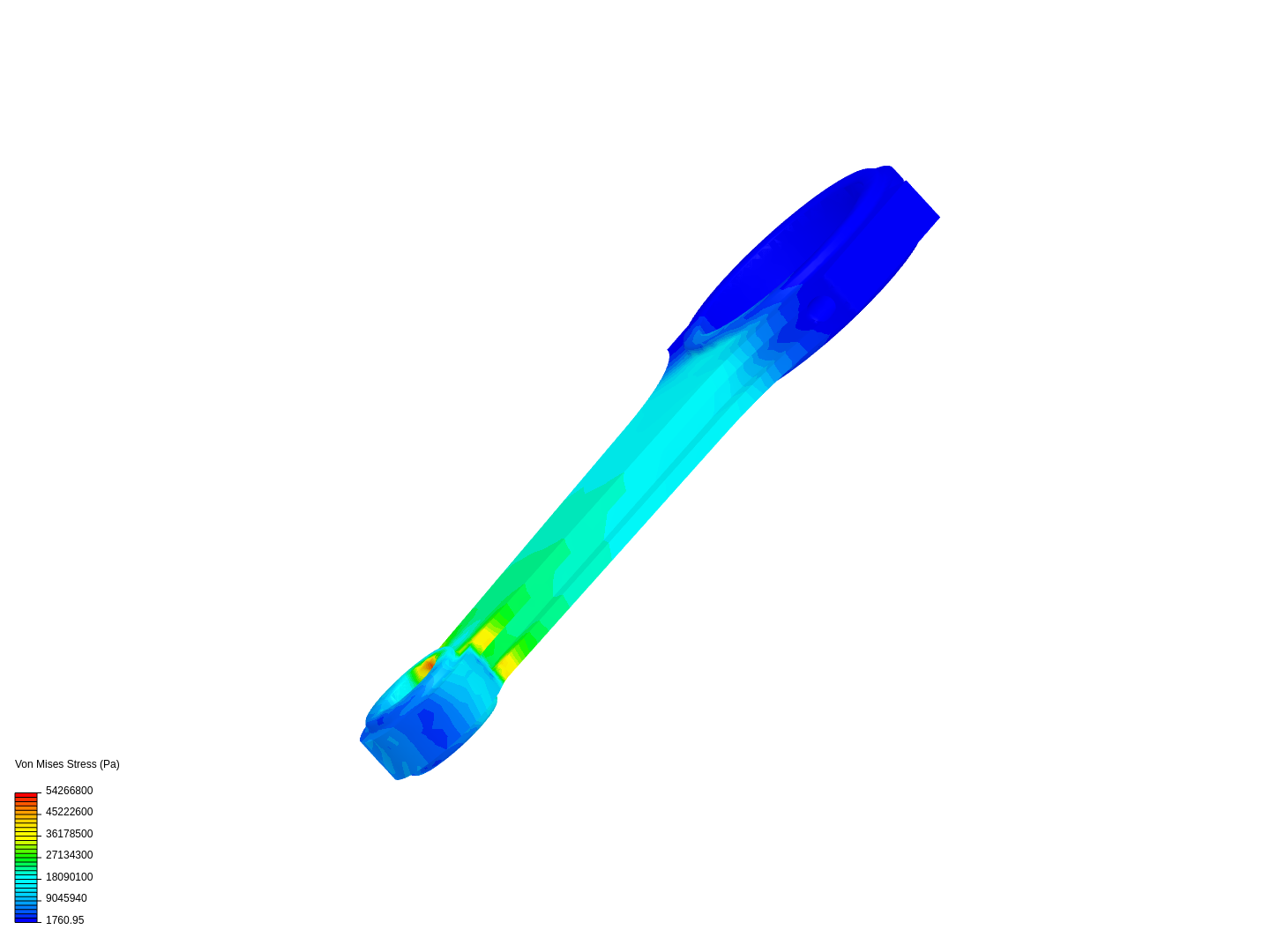 Tutorial 1: Connecting rod stress analysis image