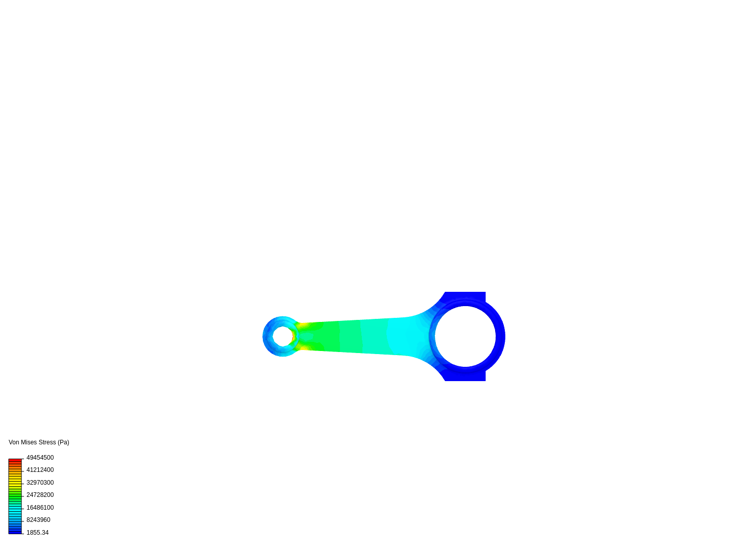 Tutorial 1: Connecting rod stress analysis image