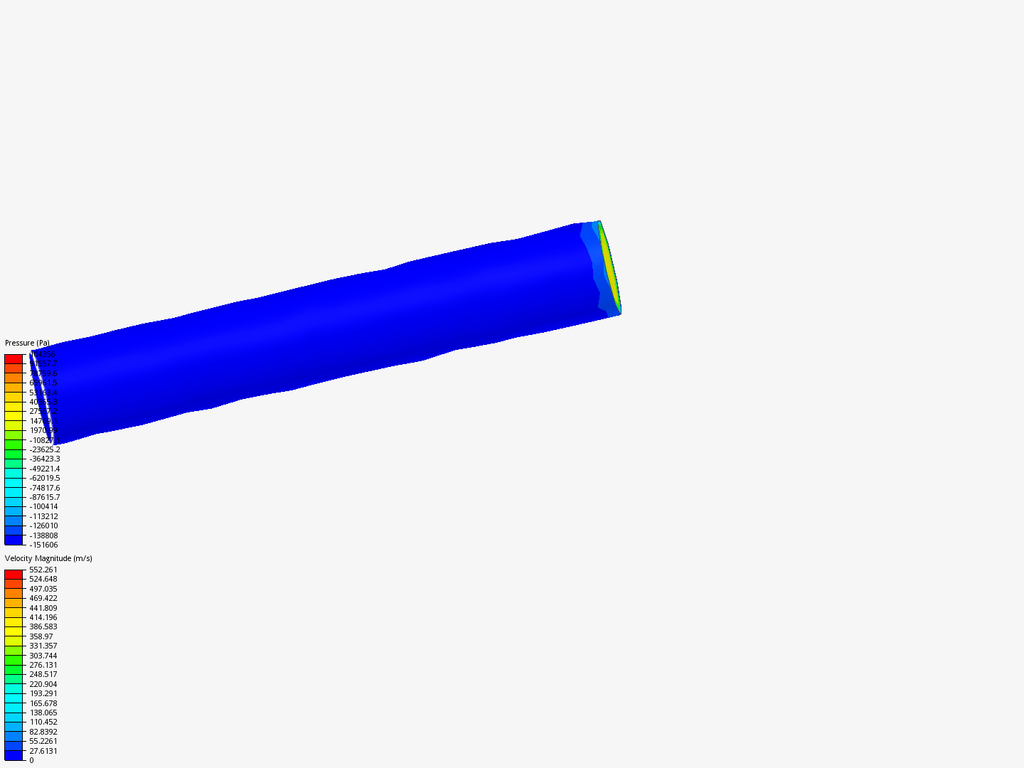 vacuum flow rate with split image