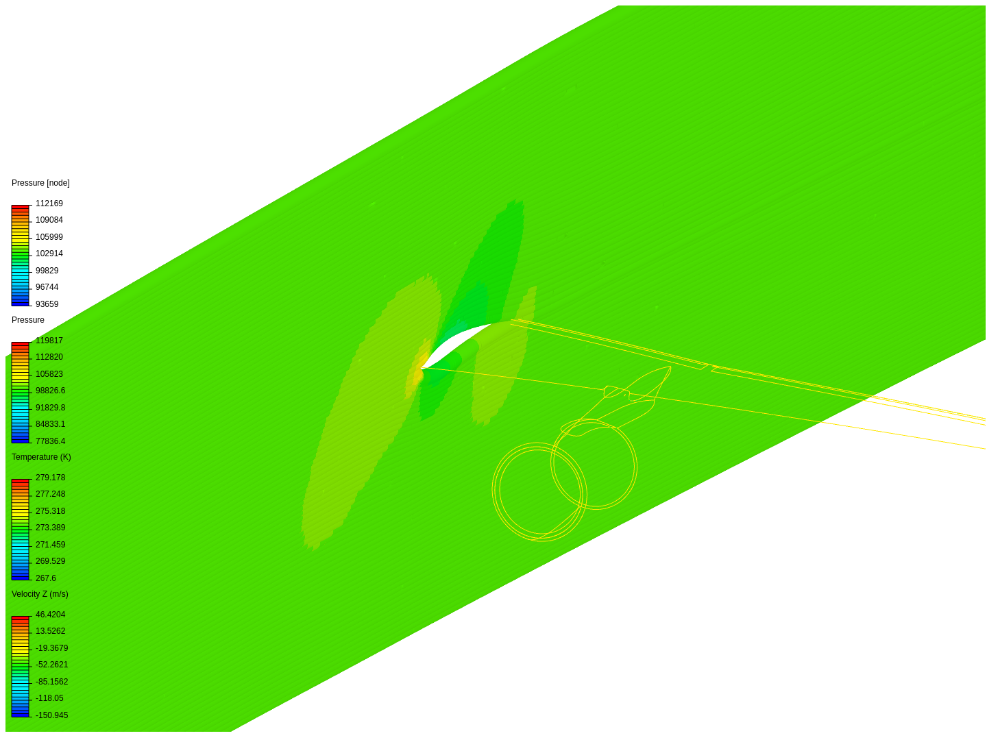 Tutorial: Compressible Flow Around a Wing image