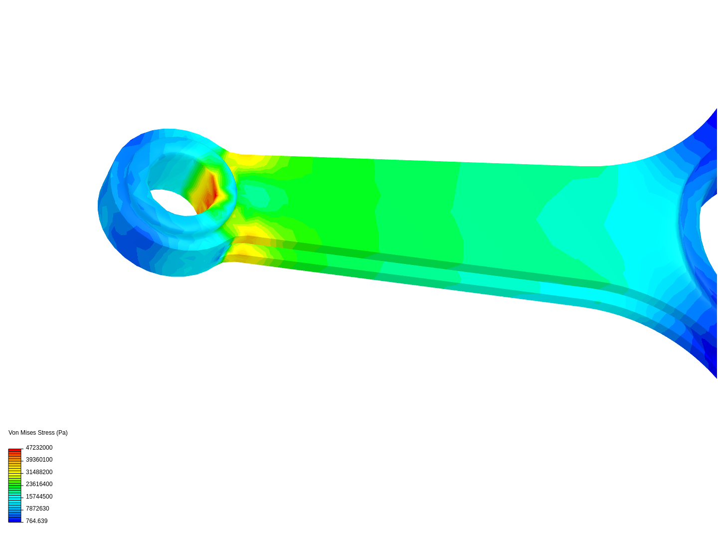 Tutorial 1: Connecting rod stress analysis image