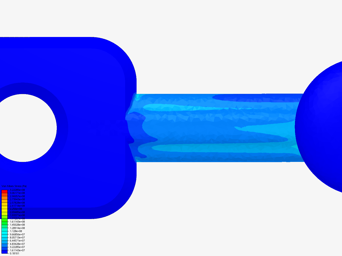 Tutorial 1: Connecting rod stress analysis image