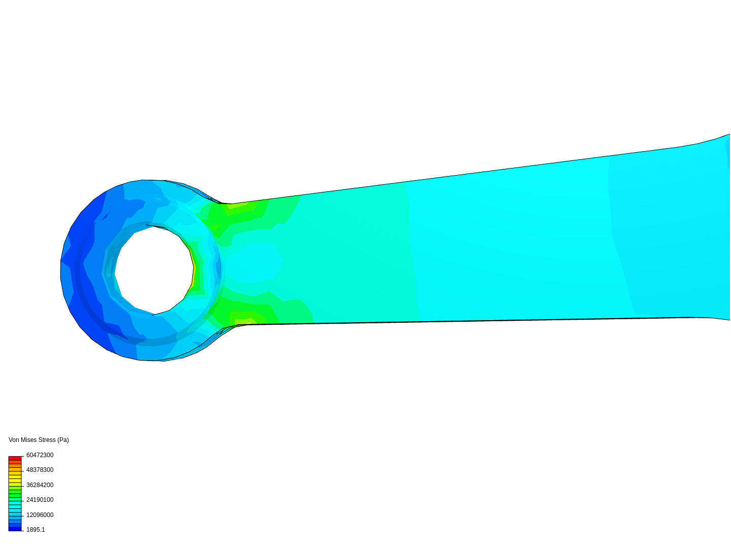 Tutorial 1: Connecting rod stress analysis image