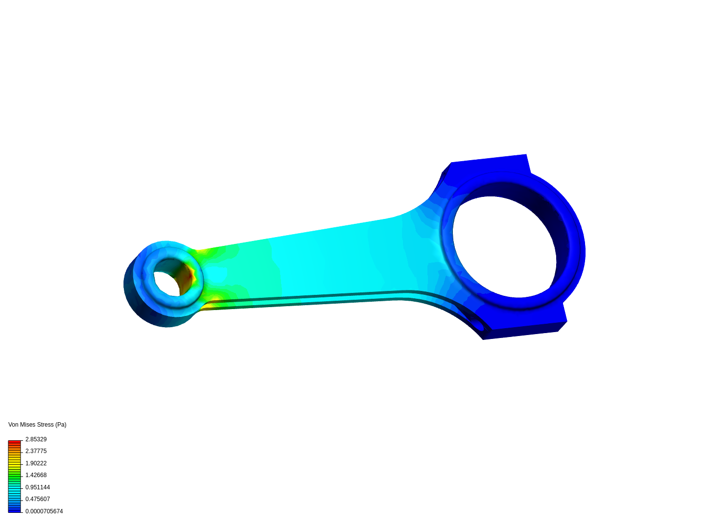 Tutorial 1: Connecting rod stress analysis image