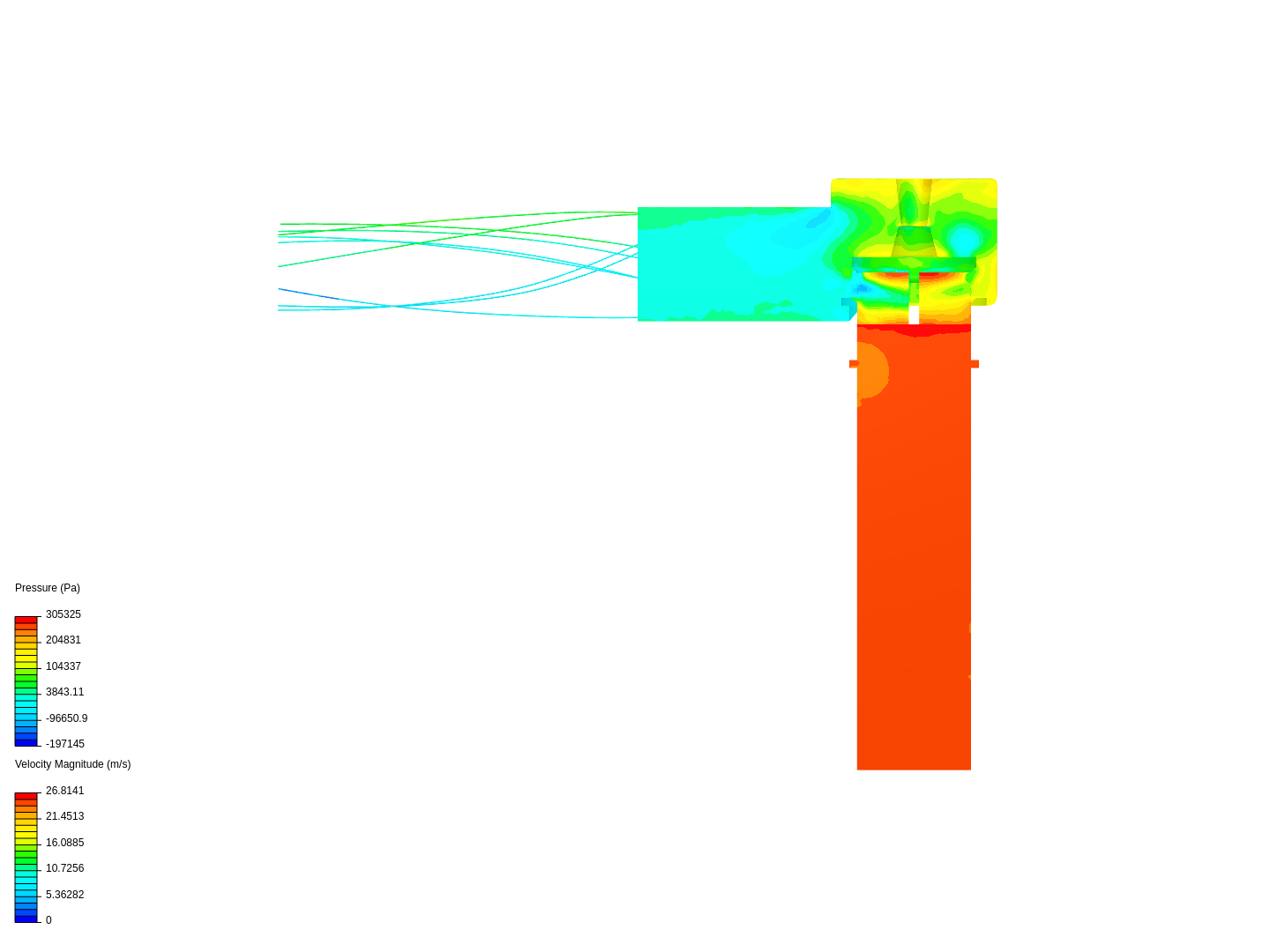 Tutorial: Fluid Flow Through a Valve image