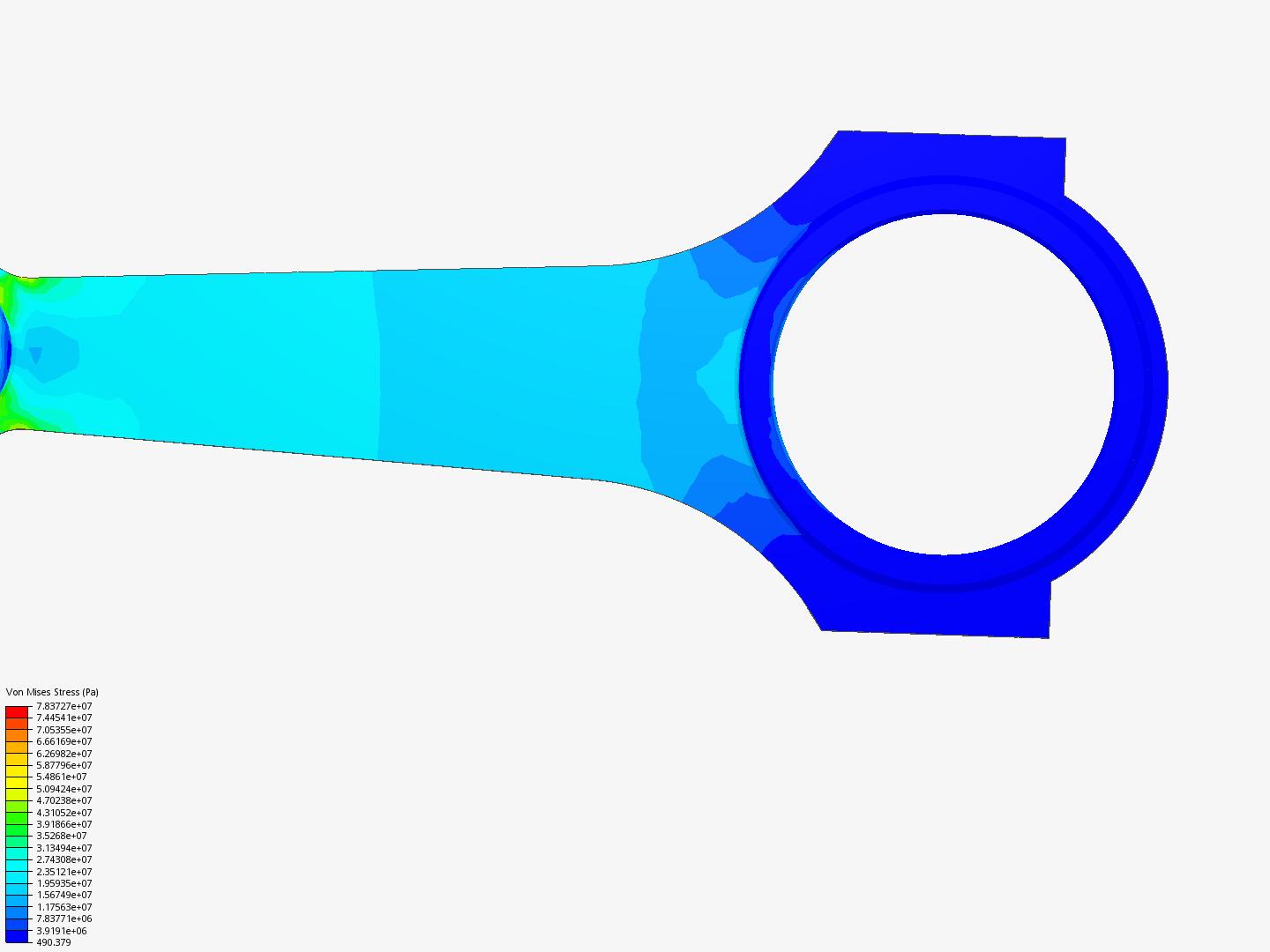 Tutorial 1: Connecting rod stress analysis image