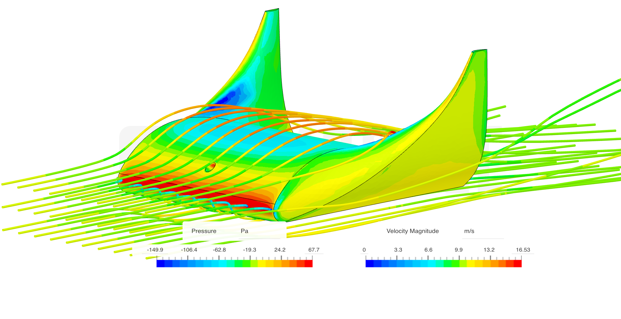 Curved wing image