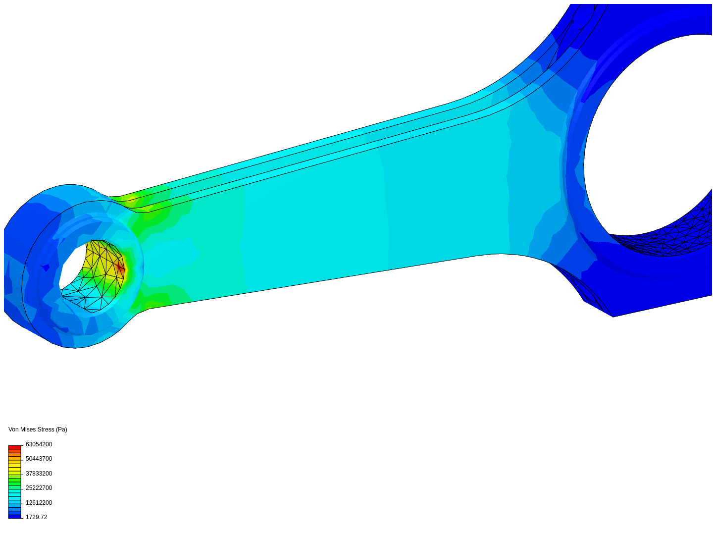 Tutorial 1: Connecting rod stress analysis image