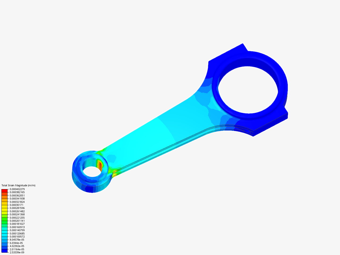 Tutorial 1: Connecting rod stress analysis - Copy image