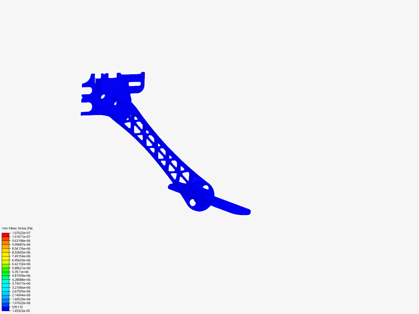 Drone stress analysis - SimScale - Copy image