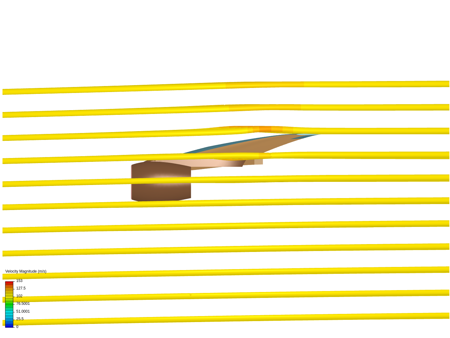 Tutorial: Compressible Flow Around a Wing image