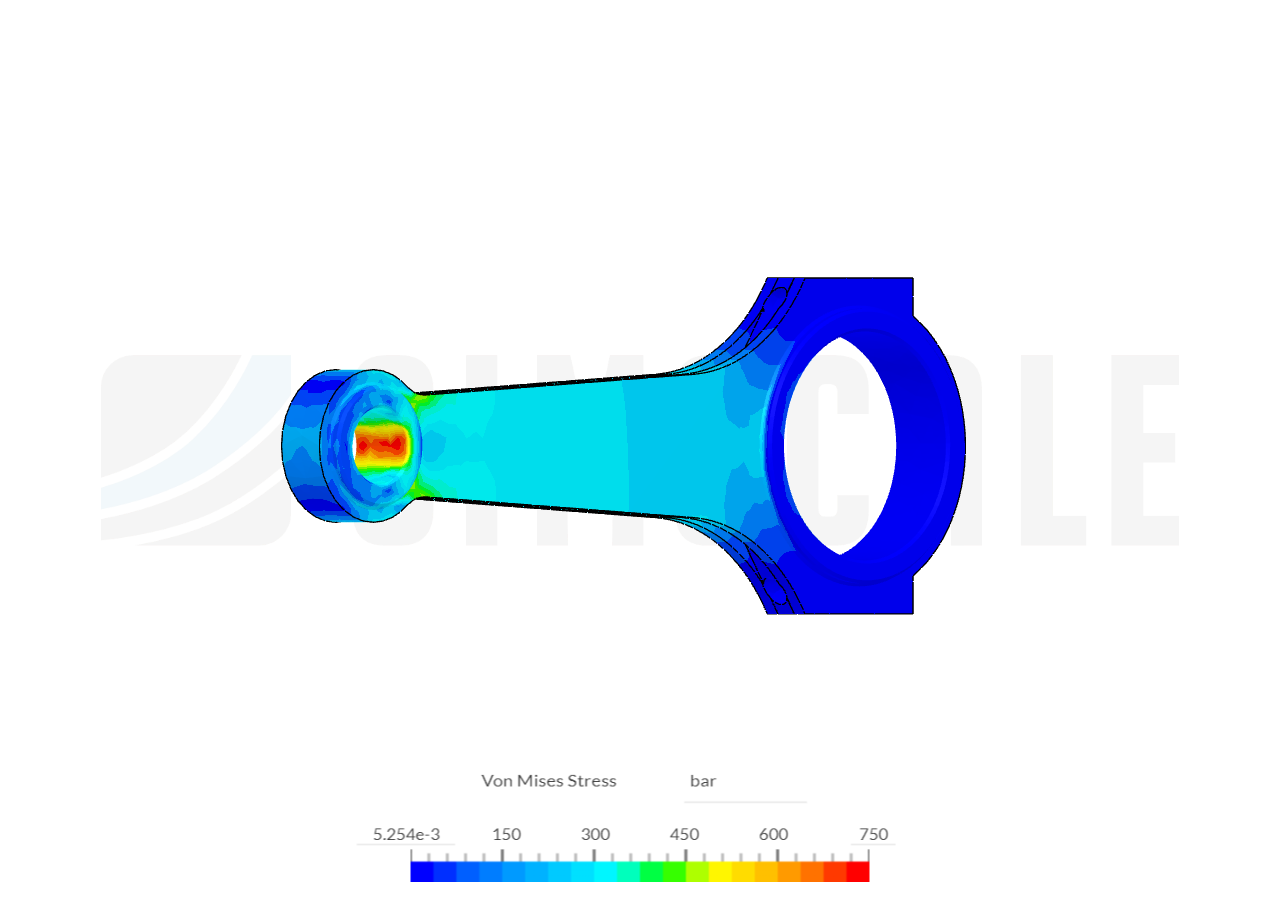 Tutorial 1: Connecting rod stress analysis image