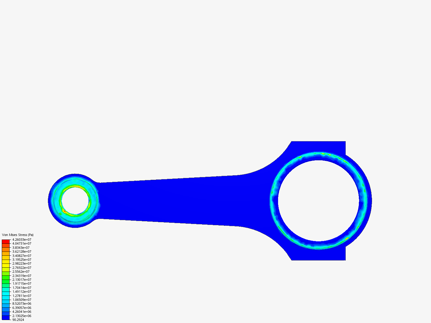 Tutorial 1: Connecting rod stress analysis image