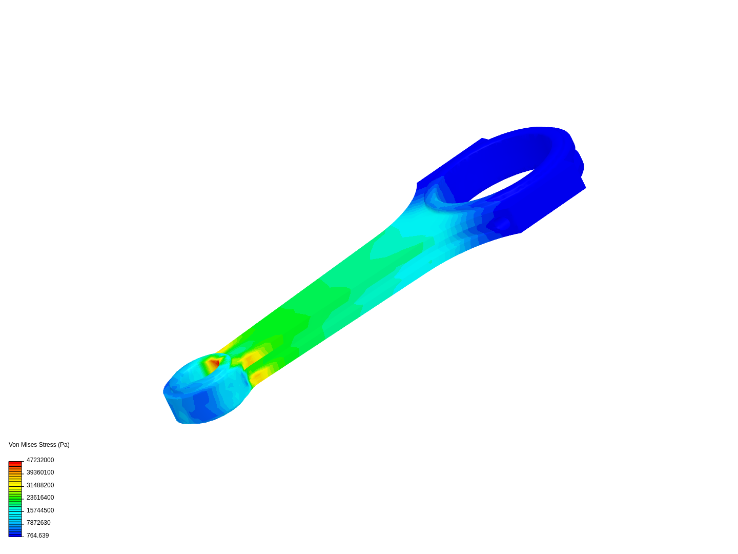 Tutorial 1: Connecting rod stress analysis image