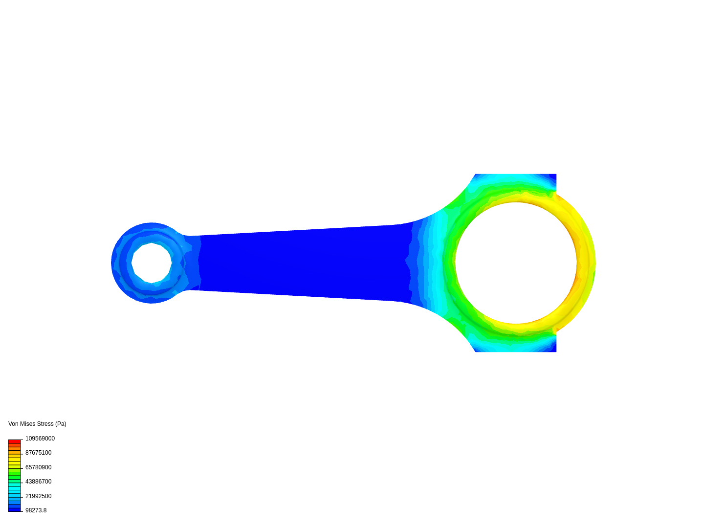 Tutorial 1: Connecting rod stress analysis image