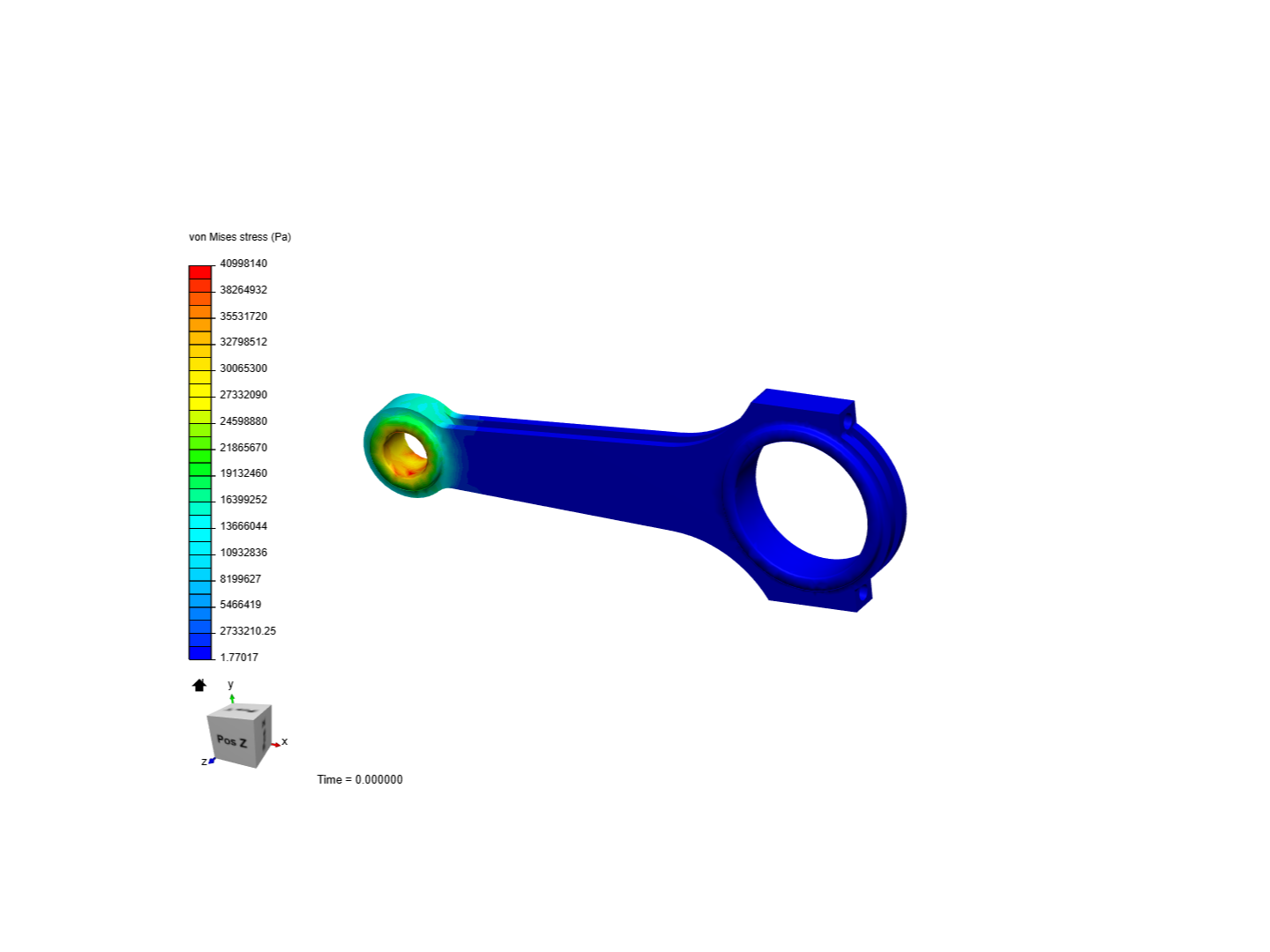 Tutorial 1: Connecting rod stress analysis image