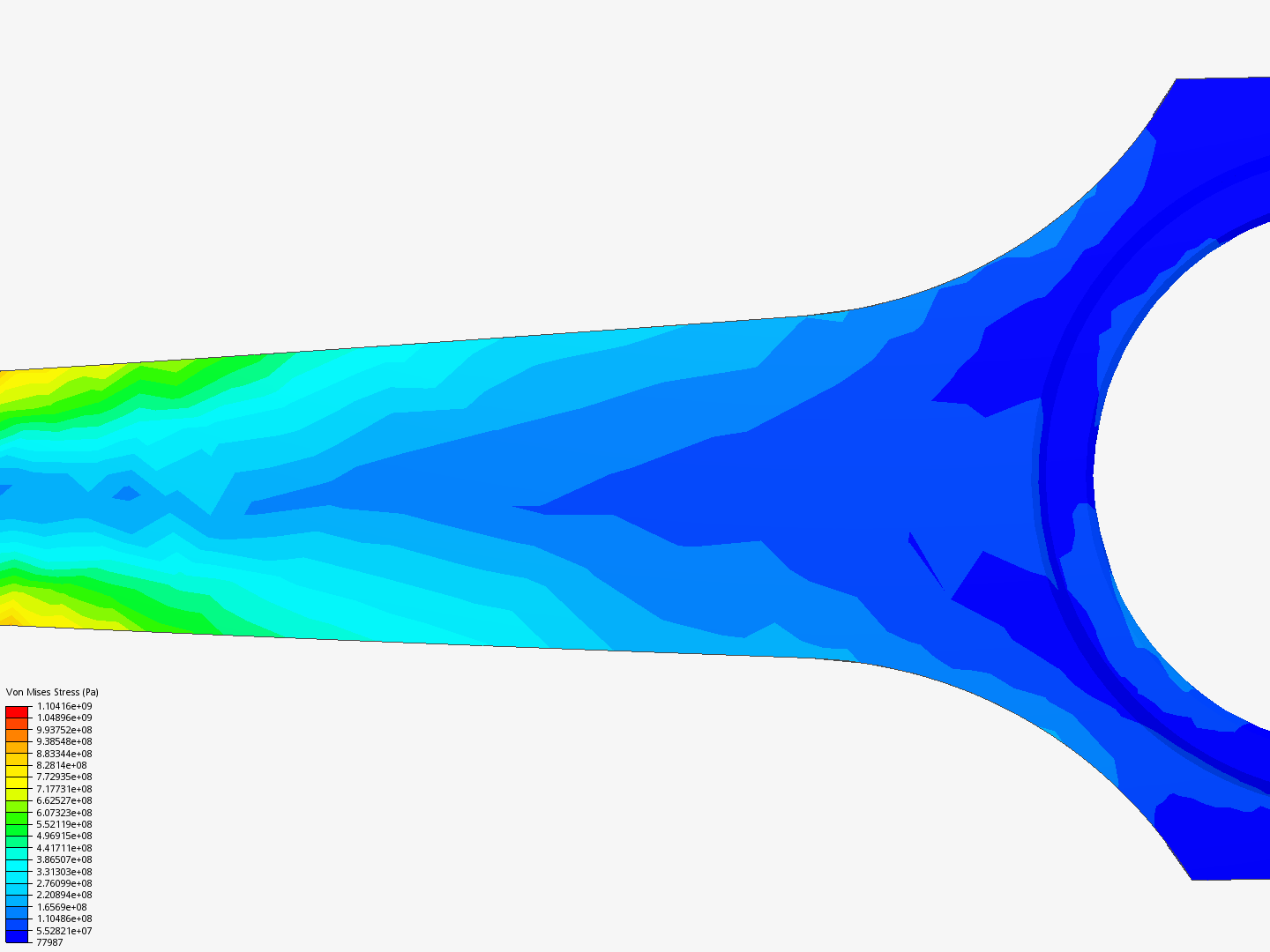 Tutorial 1: Connecting rod stress analysis image