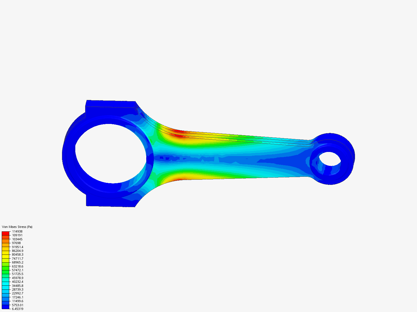 Tutorial 1: Connecting rod stress analysis image