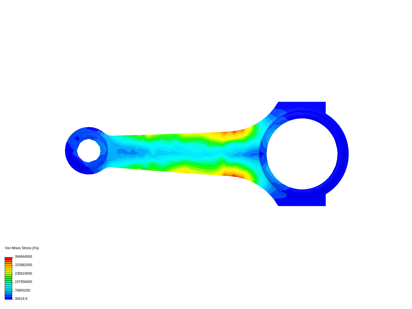 Tutorial 1: Connecting rod stress analysis image