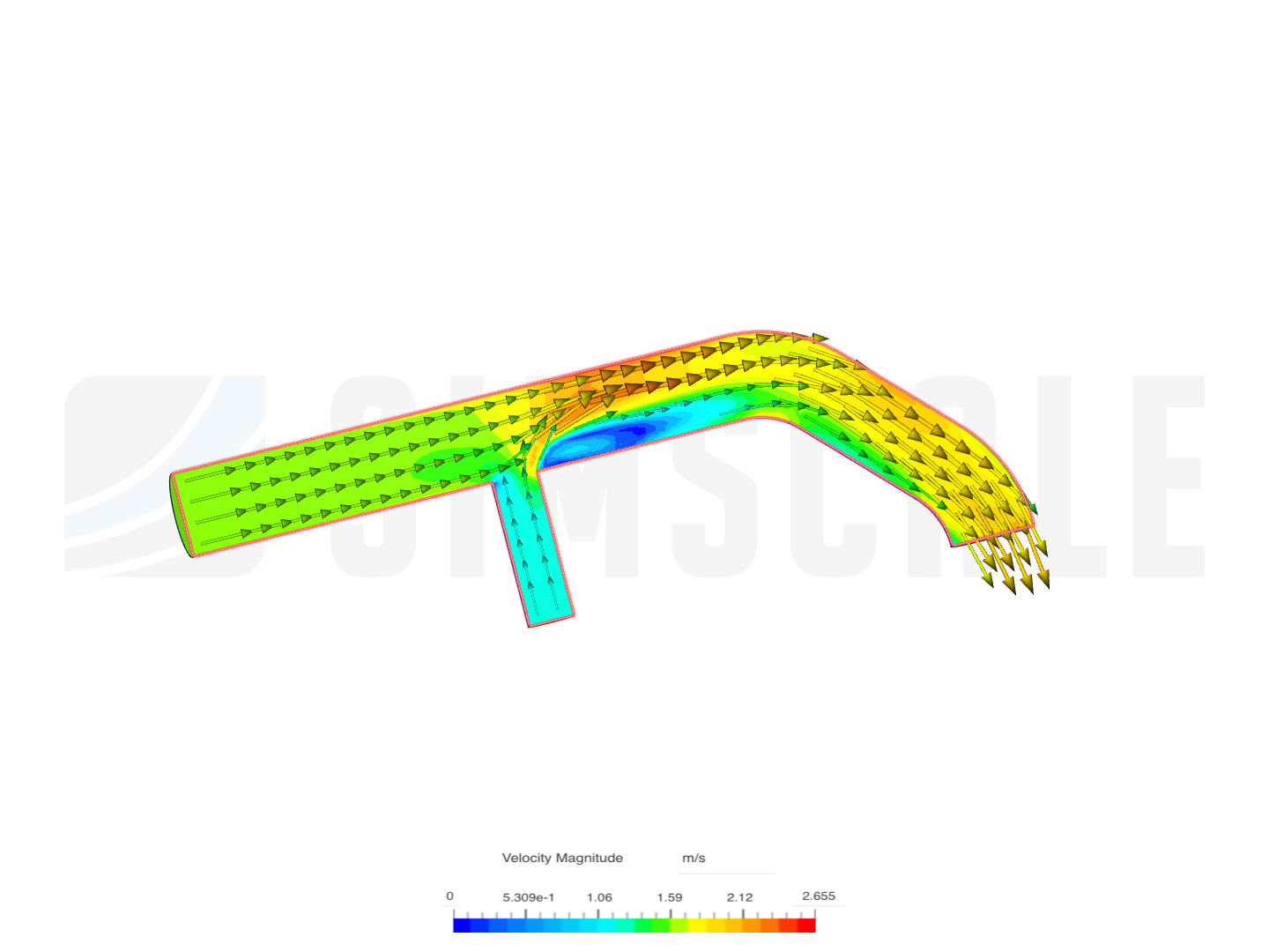 Tutorial 2: Pipe junction flow image