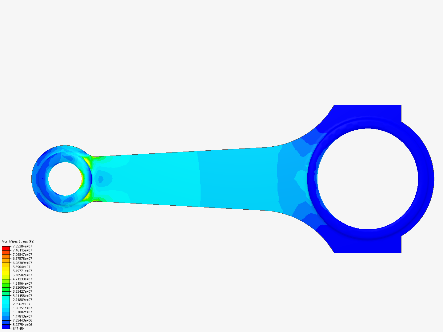 Tutorial 1: Connecting rod stress analysis image