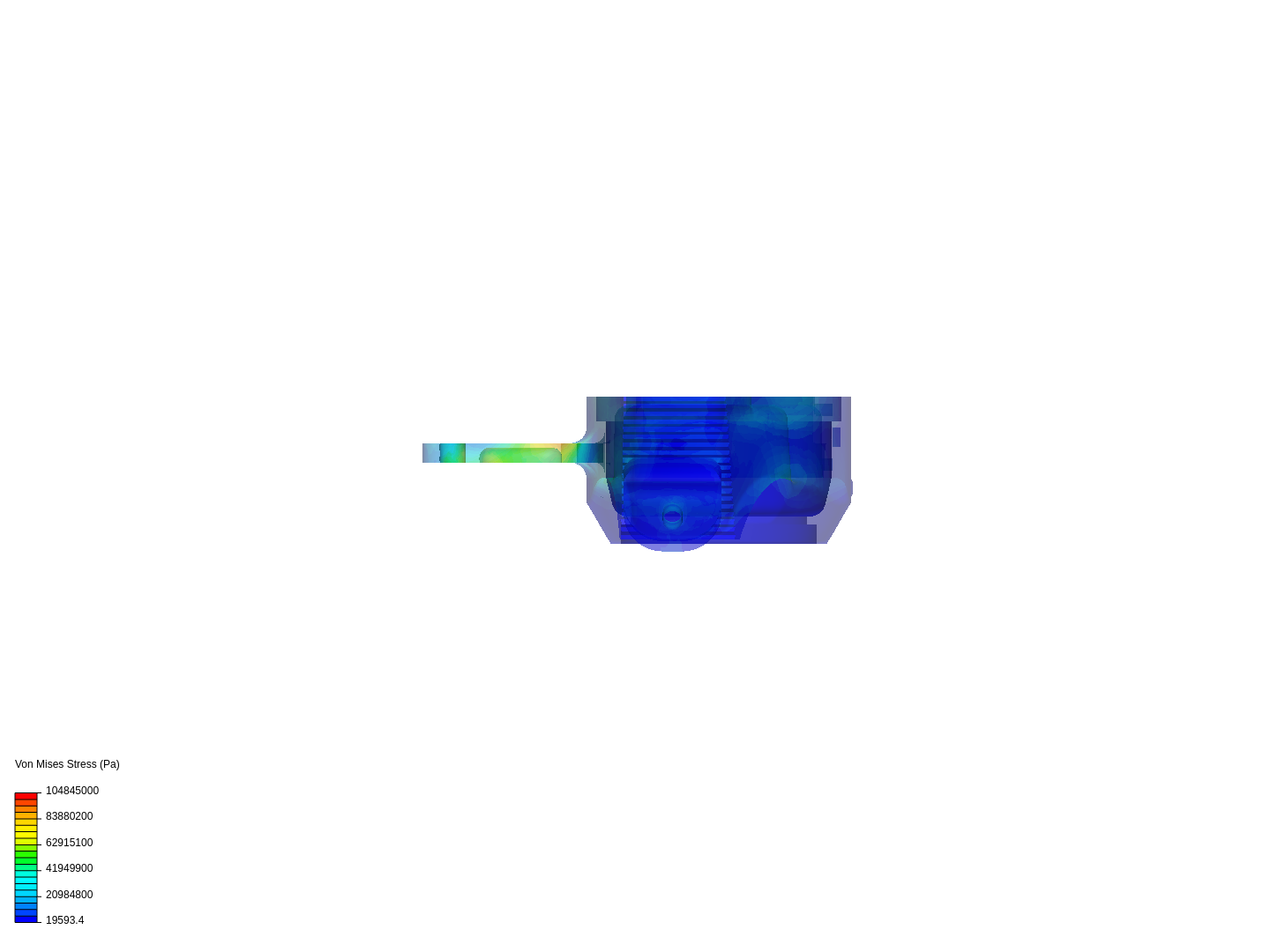 stess analysis of a formula student front upright image