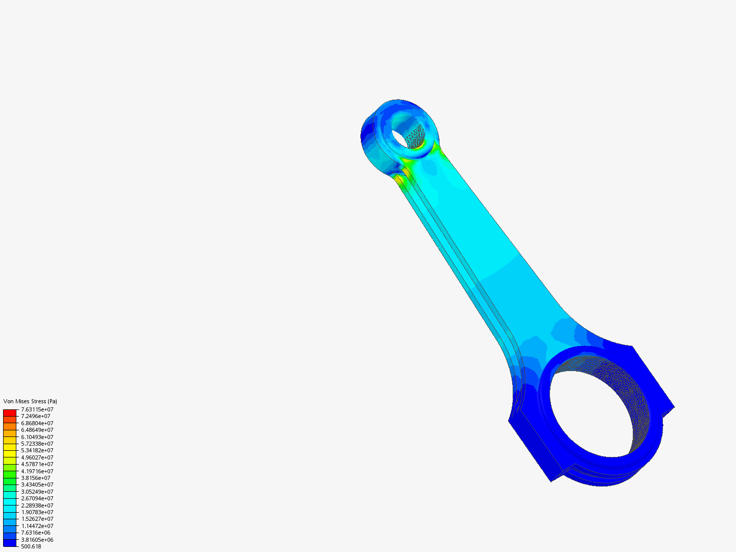 Tutorial 1: Connecting rod stress analysis image