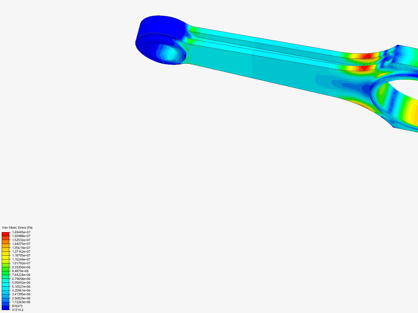 Tutorial 1: Connecting rod stress analysis image