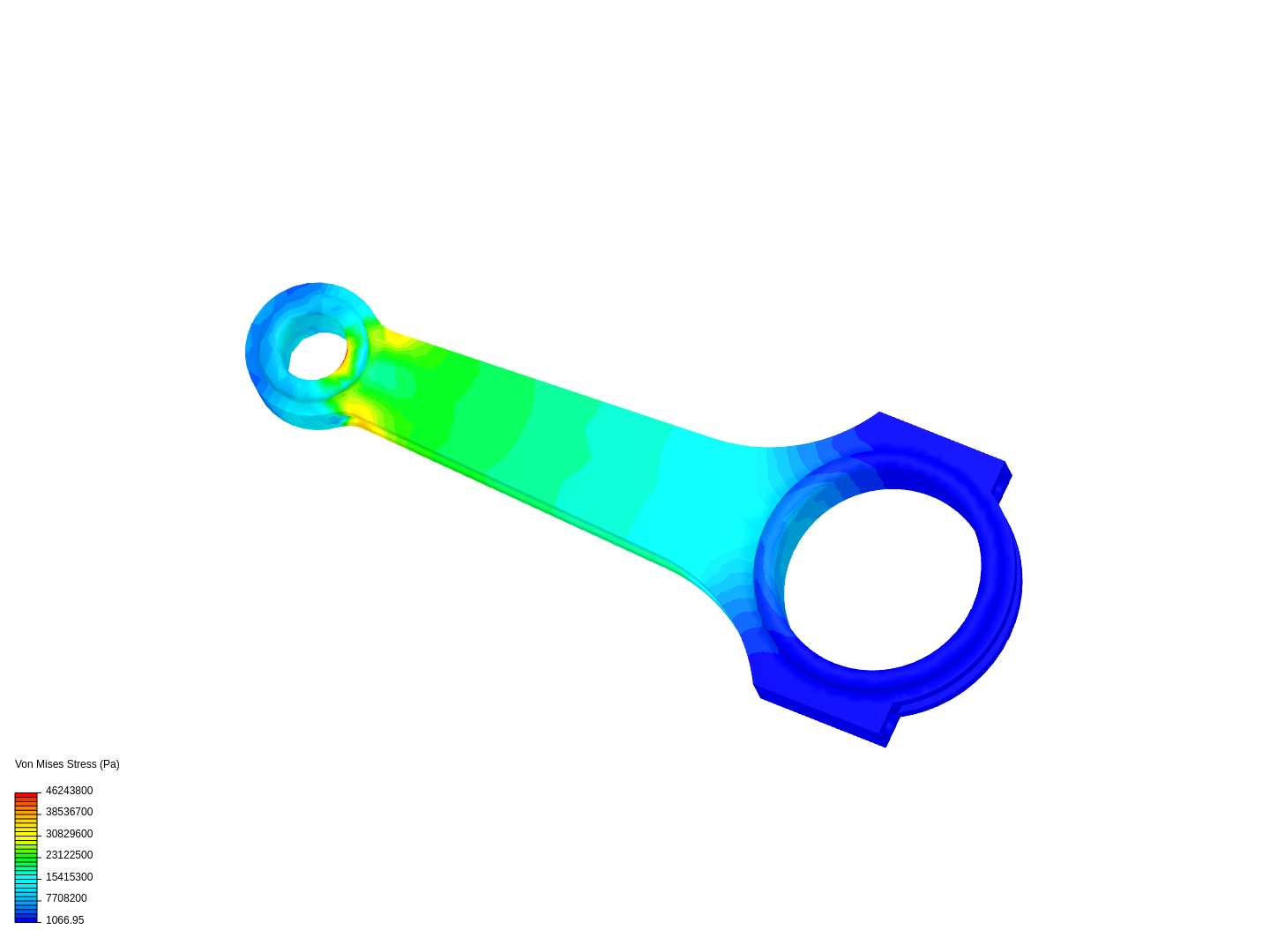 Tutorial 1: Connecting rod stress analysis image