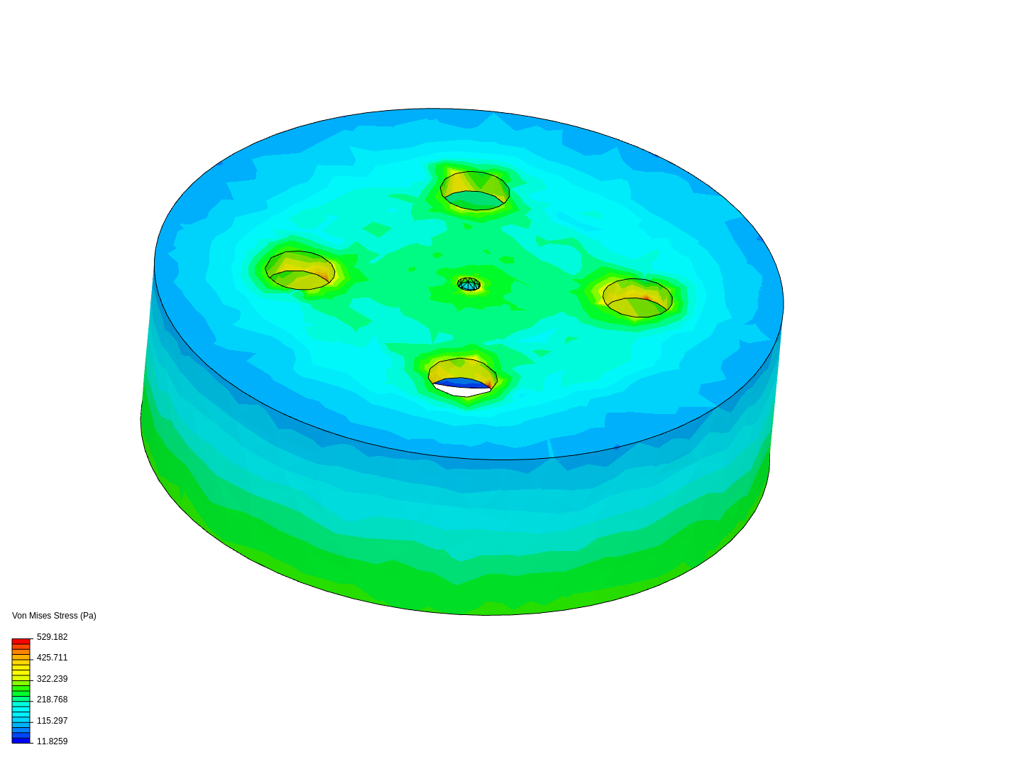 Flywheel Stress Analysis image