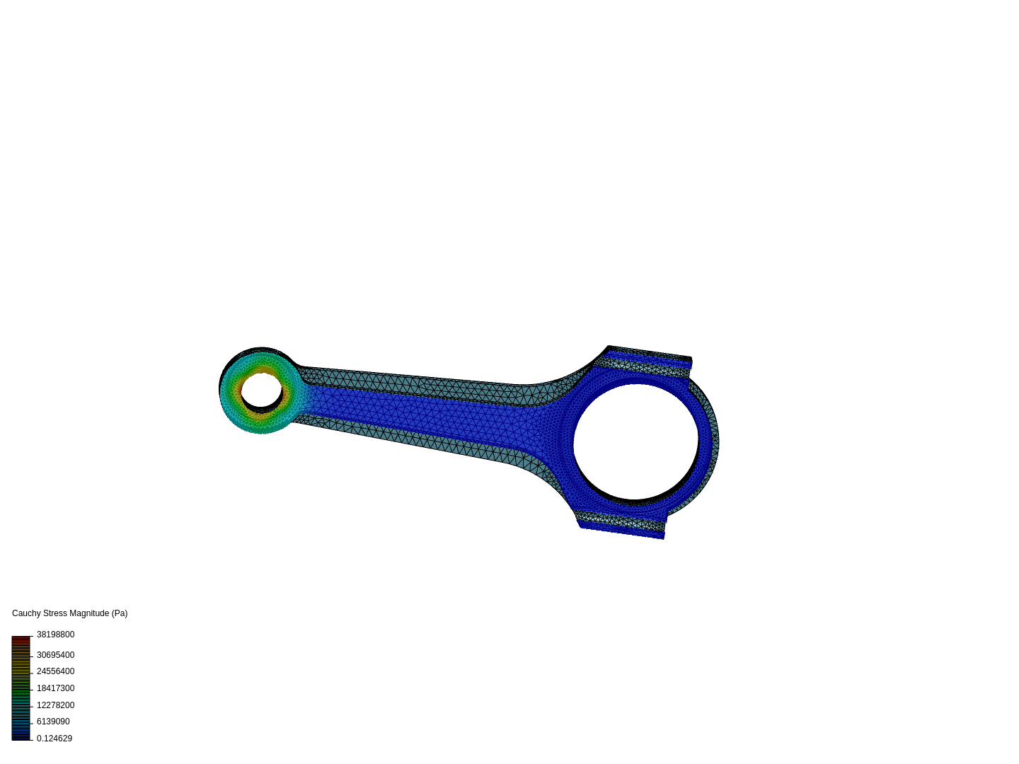 Tutorial-01: Connecting rod stress analysis image