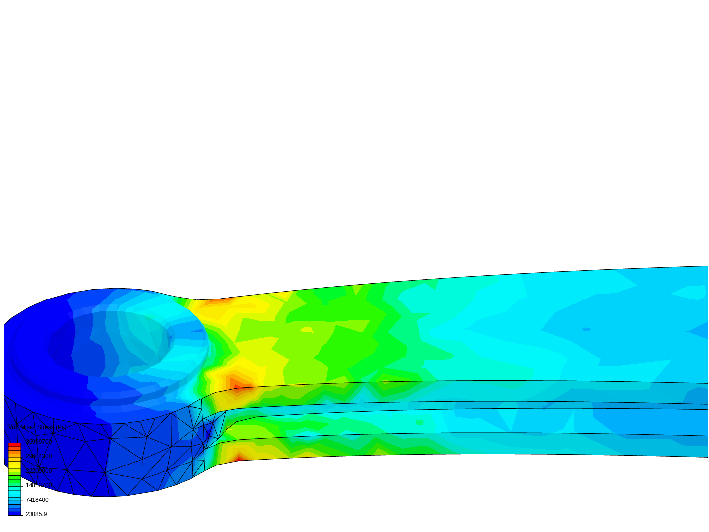 Tutorial 1: Connecting rod stress analysis image