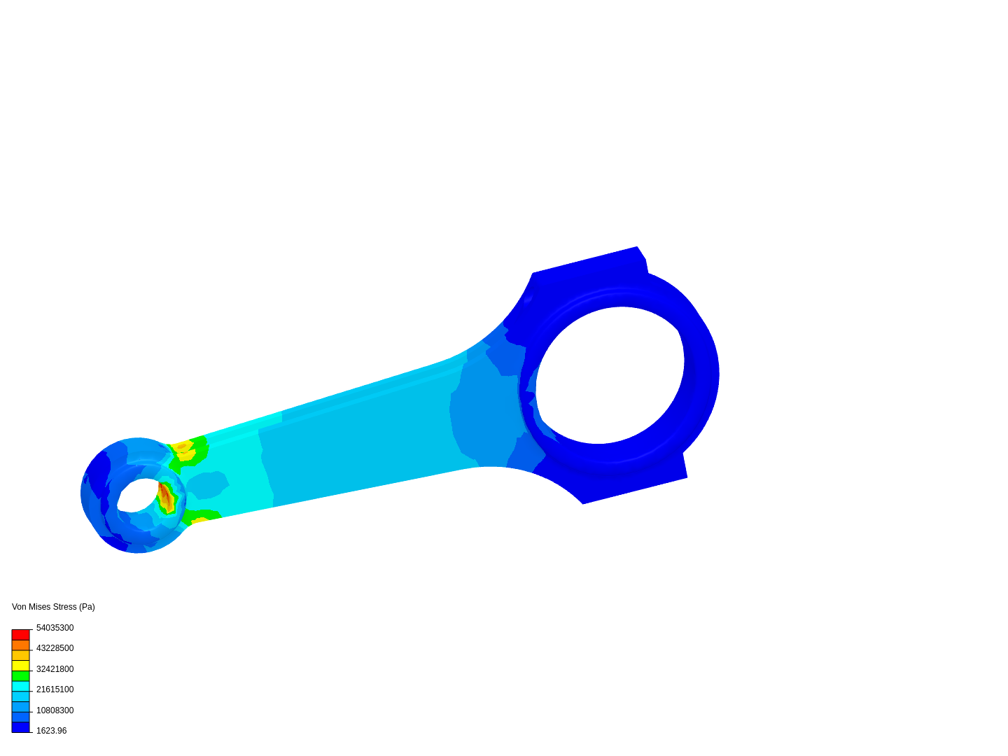 Tutorial 1: Connecting rod stress analysis image