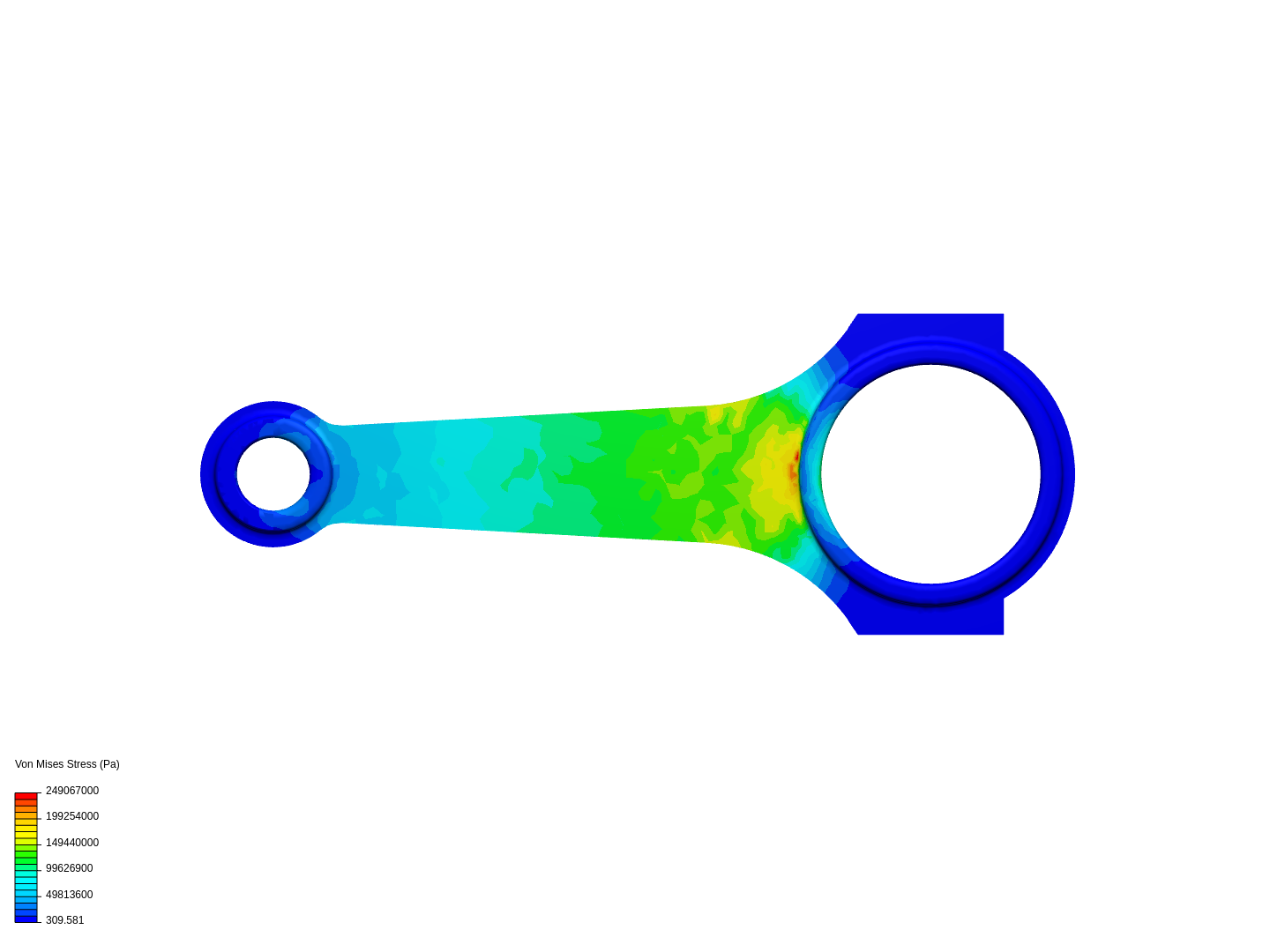 Tutorial 1: Connecting rod stress analysis image