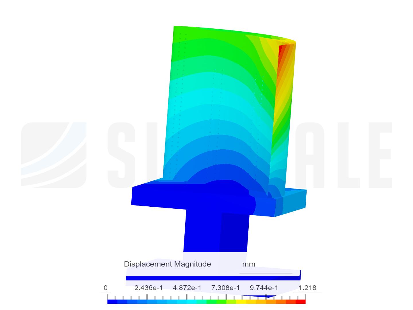 engine Gas turbine blade image