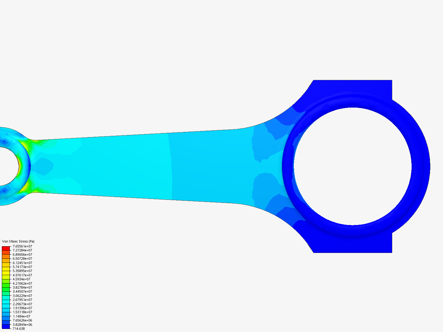 Tutorial 1: Connecting rod stress analysis image