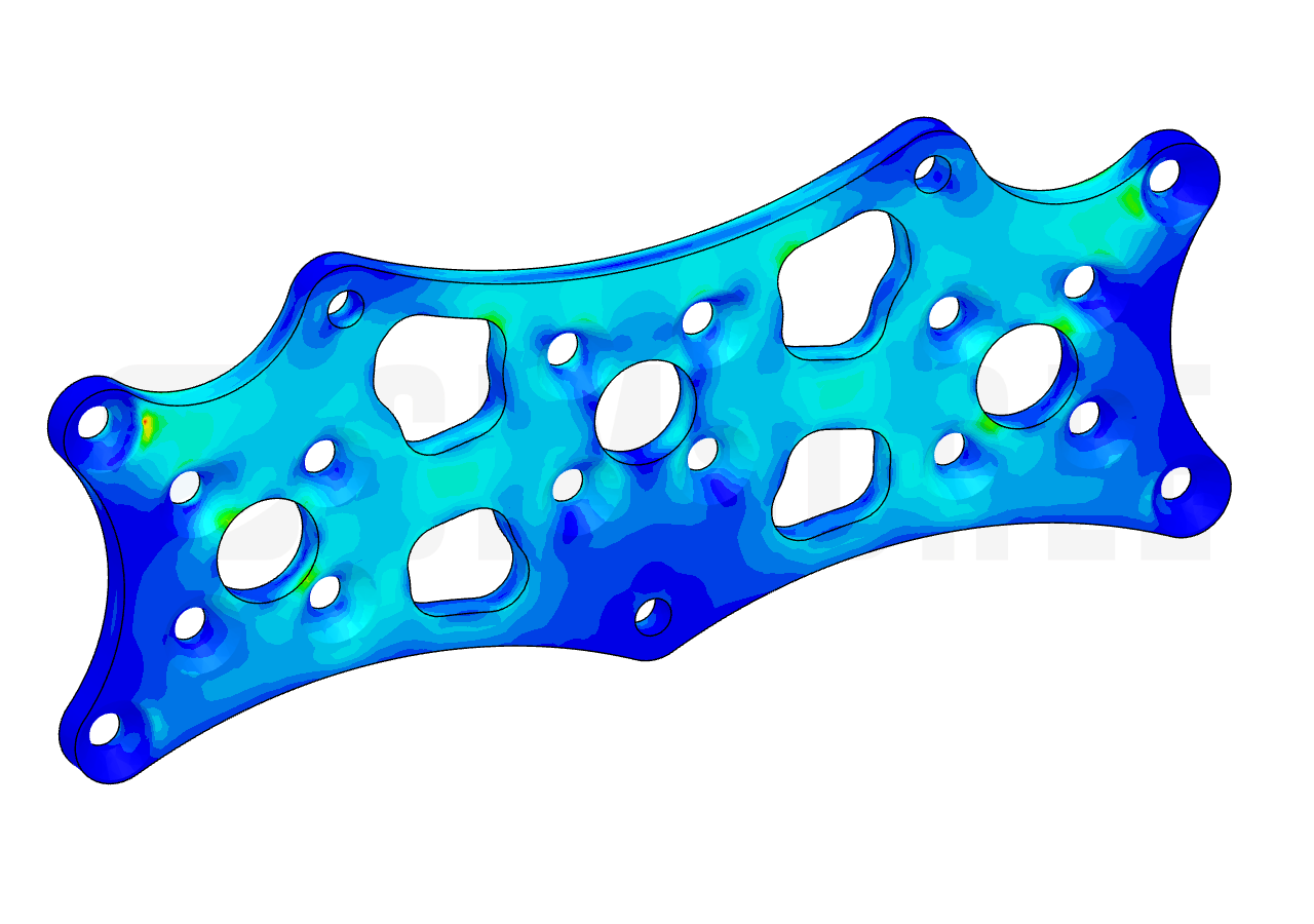 motor mount FEA image