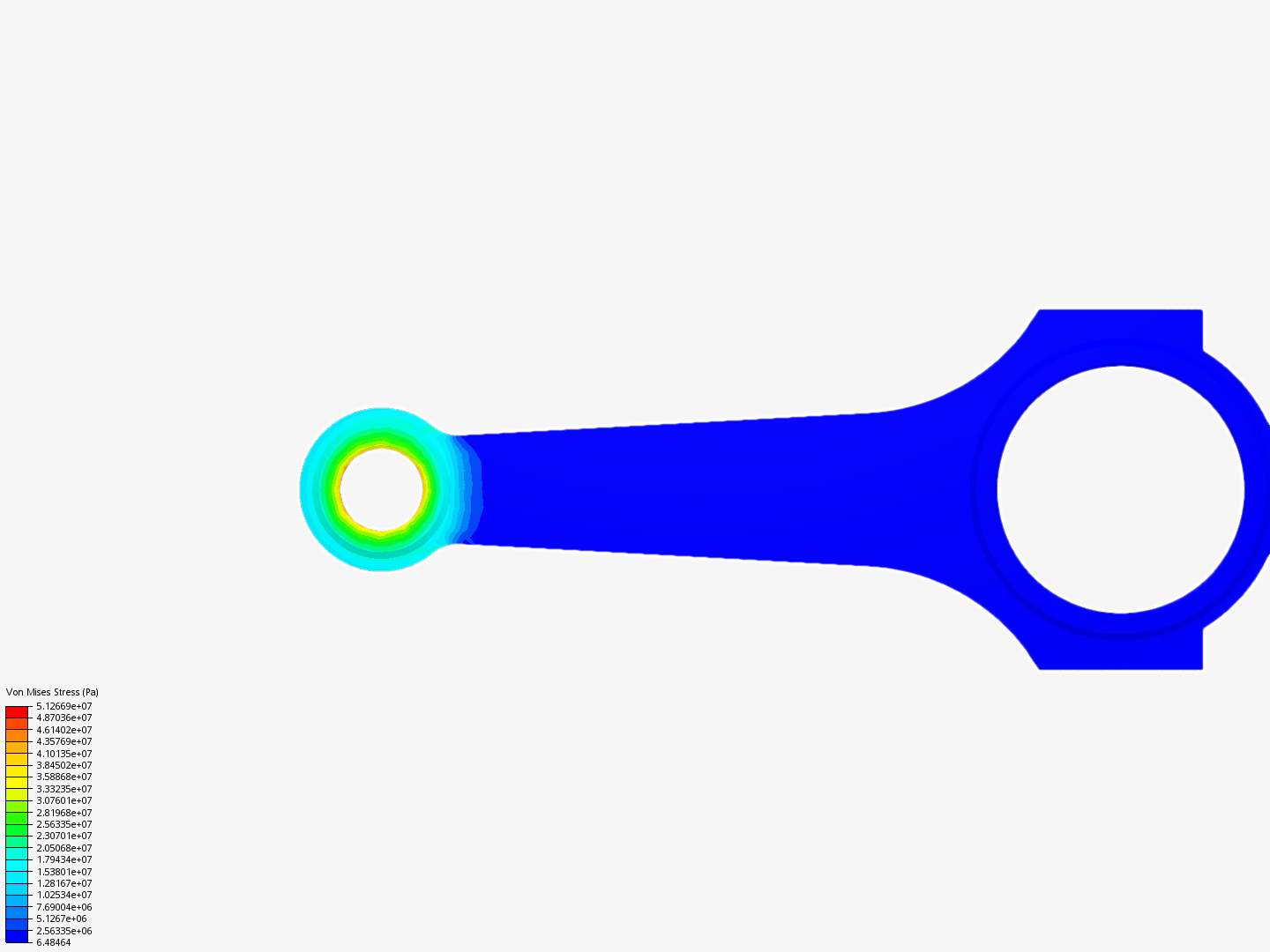 Tutorial 1: Connecting rod stress analysis image