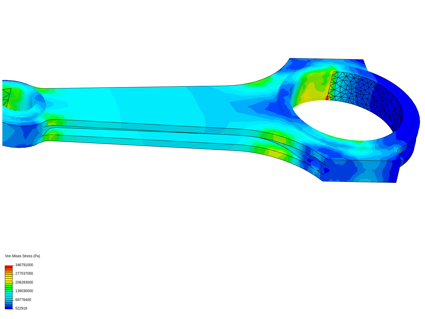 Tutorial 1: Connecting rod stress analysis image