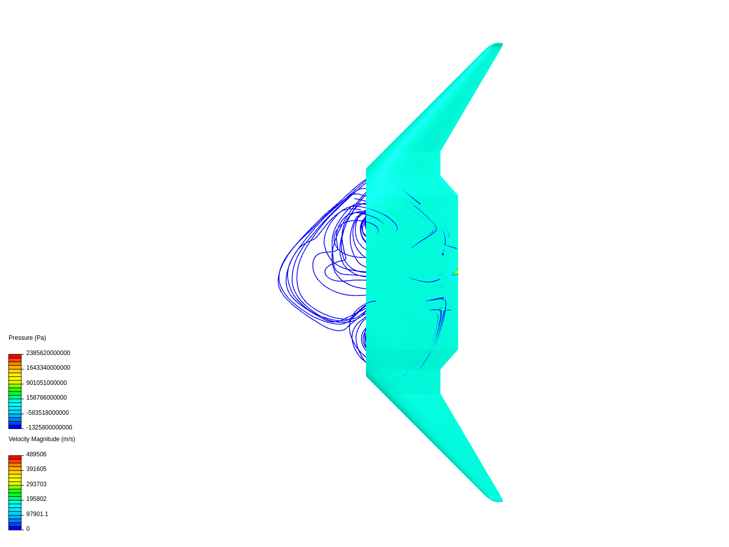 Simulation of a UAV image