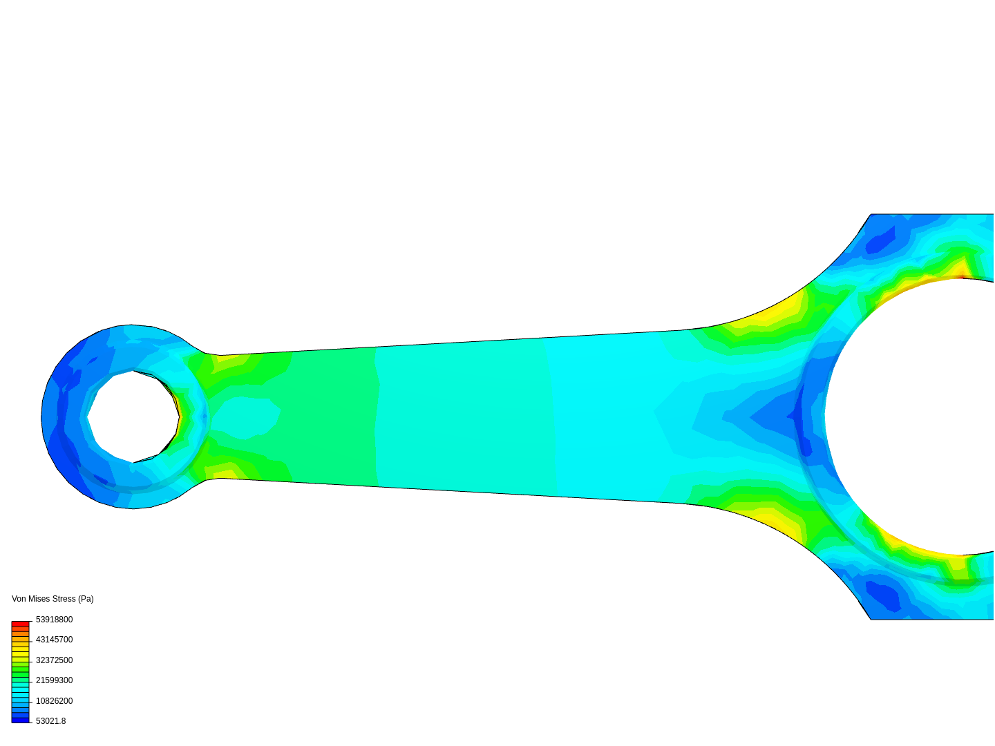 Tutorial 1: Connecting rod stress analysis image