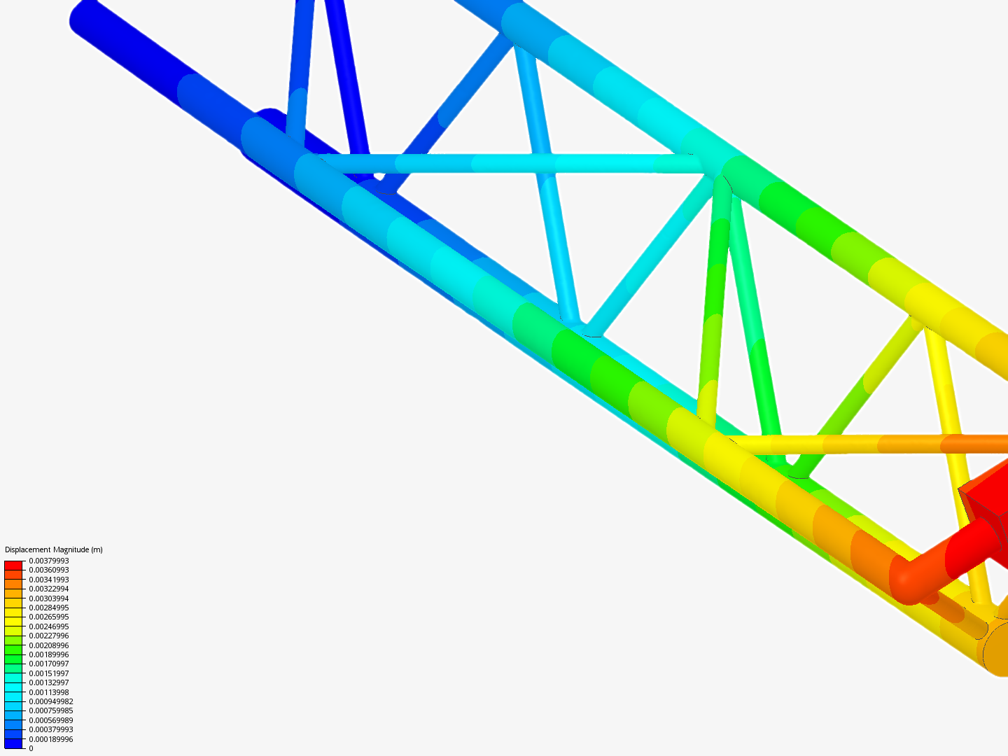 Tutorial - Linear static analysis of a crane image