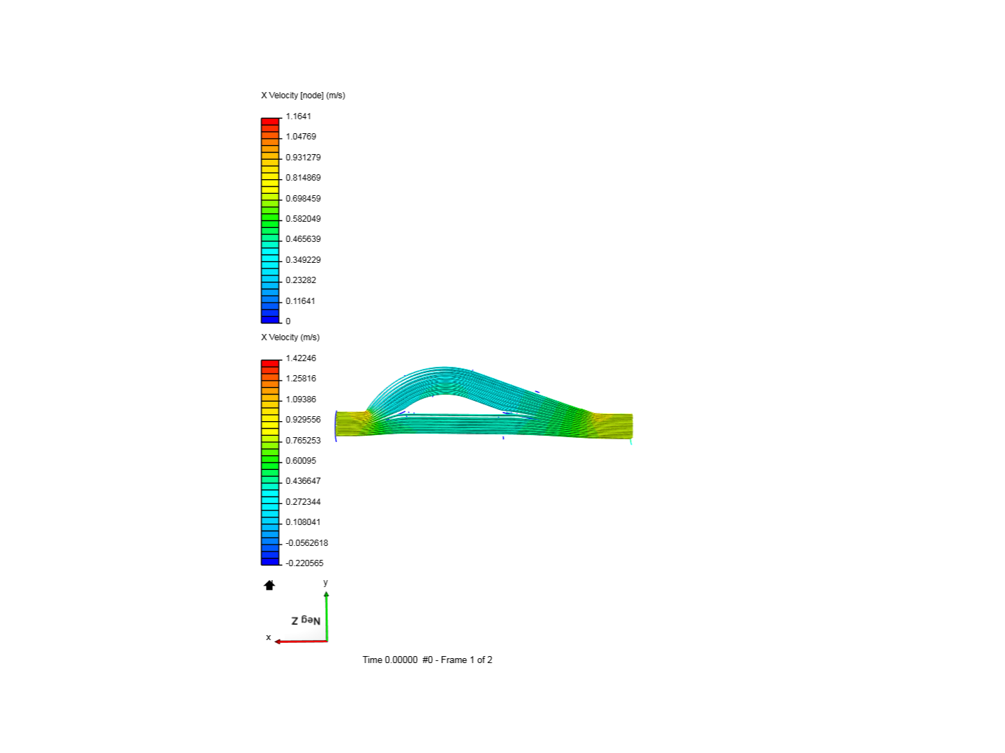 Tesla Valve CFD (Reverse direction) image