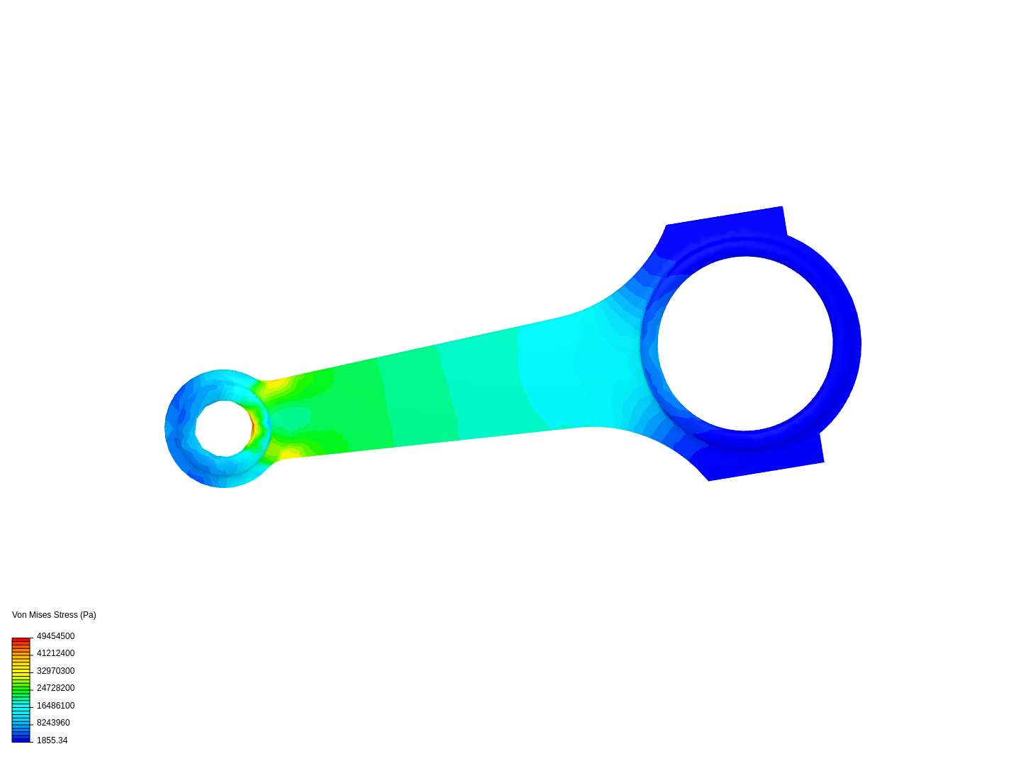 Tutorial 1: Connecting rod stress analysis image