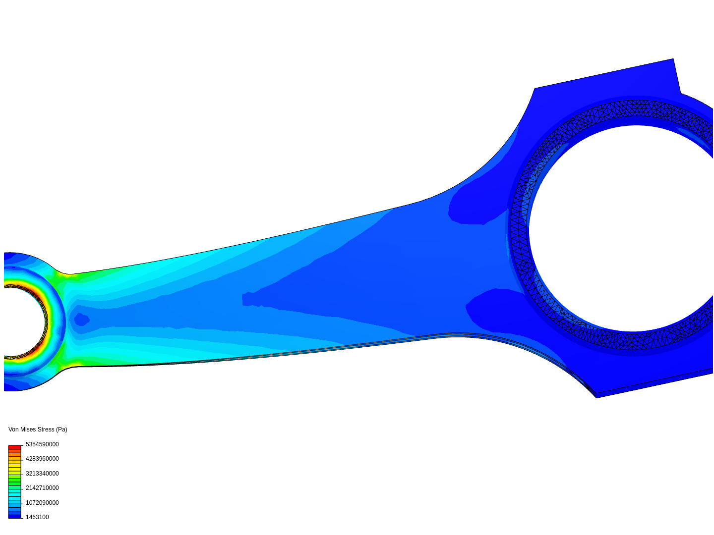 Tutorial 1: Connecting rod stress analysis image