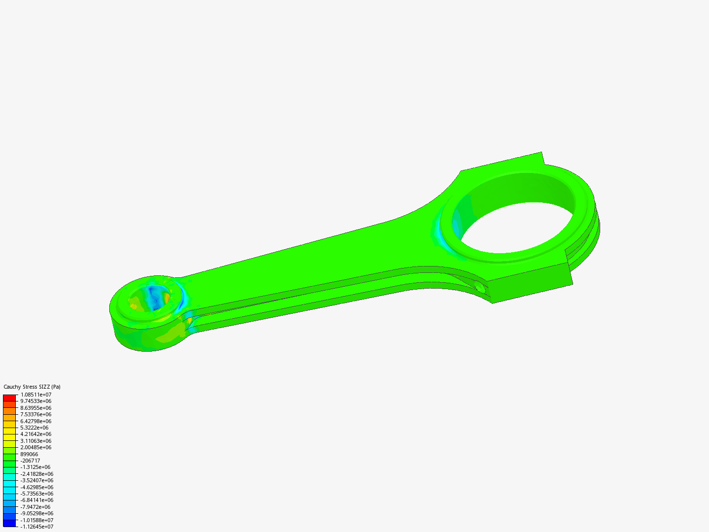 Tutorial 1: Connecting rod stress analysis image