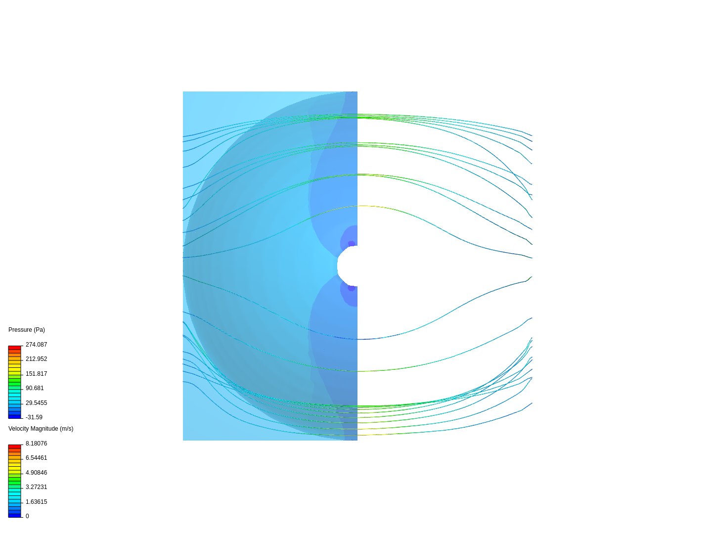 Half Sphere CFD image